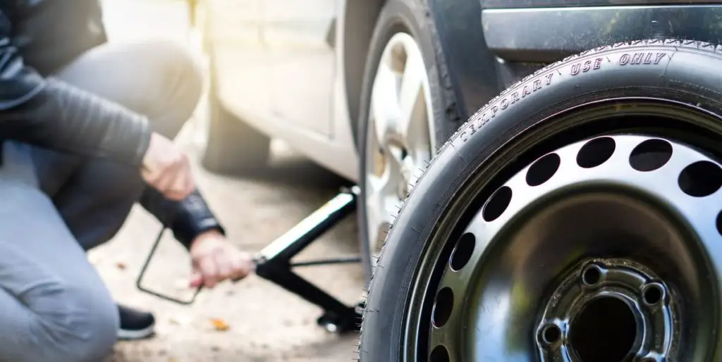 How to change a donut tire